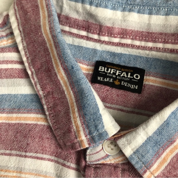 Mens Buffalo XL casual dress shirt - short sleeve. - Picture 3 of 3